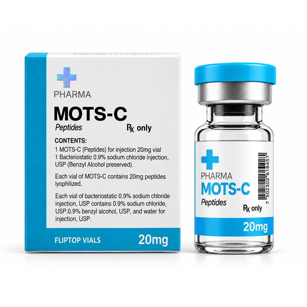 MOTS-C 20mg +PHARMA (Kit con Agua Bacteriostática USP)