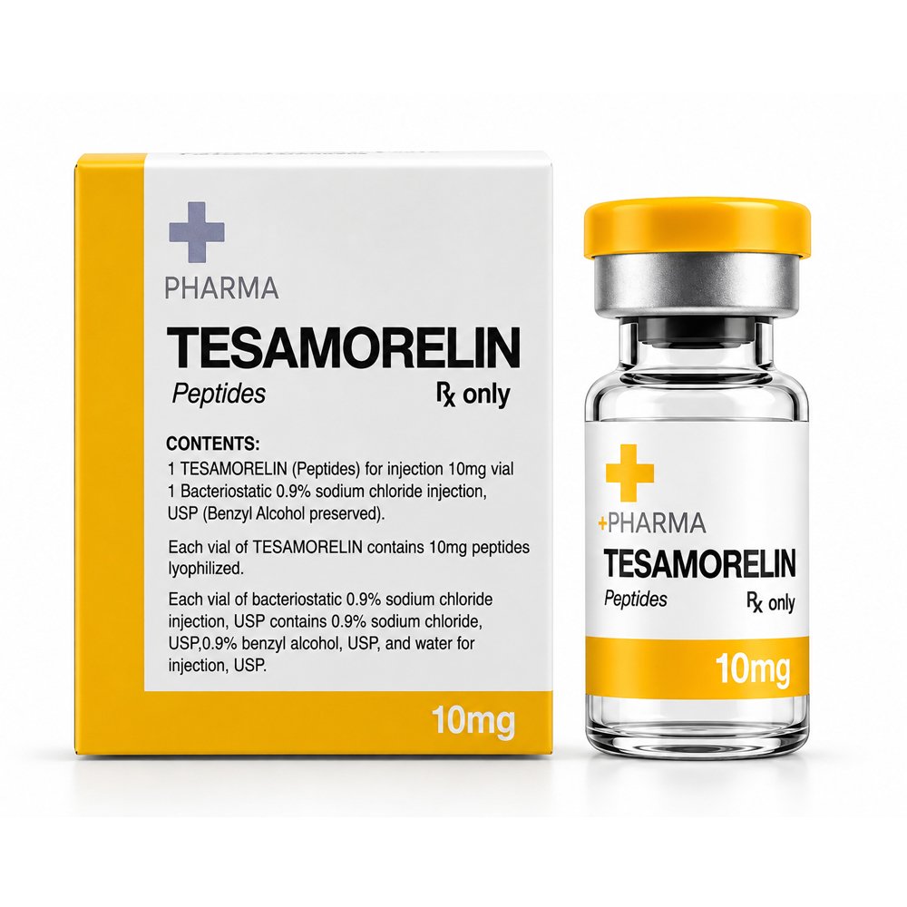 Tesamorelin 10mg +PHARMA (Kit con Diluyente Bacteriostático USP)