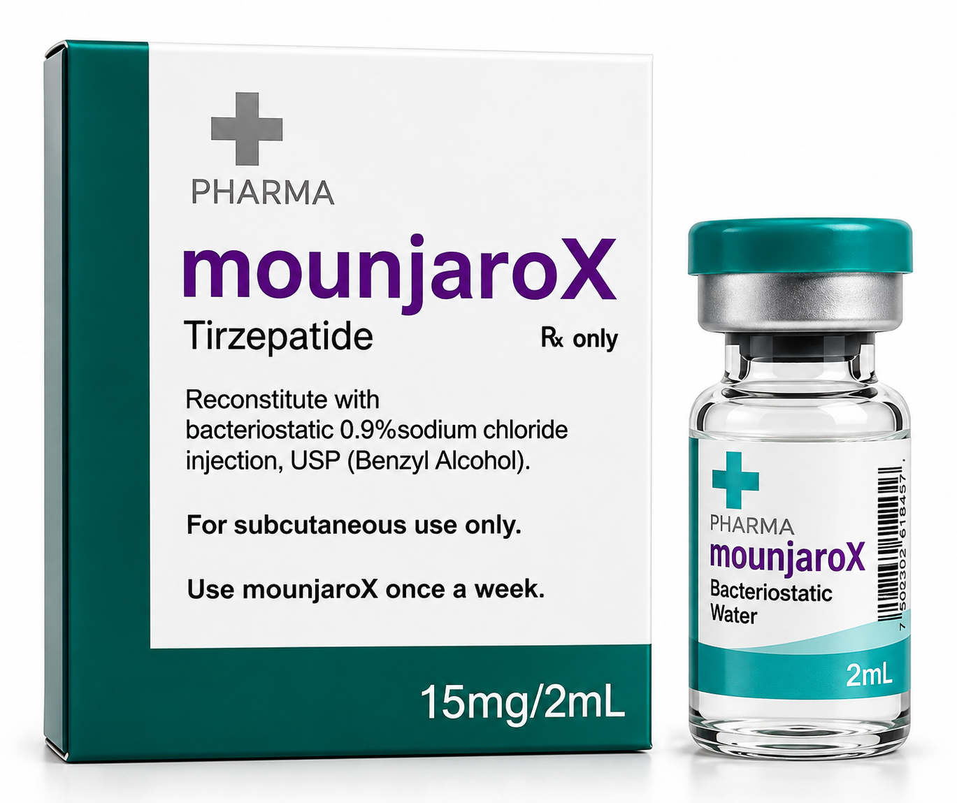 +PHARMA MounjaroX (Tirzepatide) 15mg/2mL