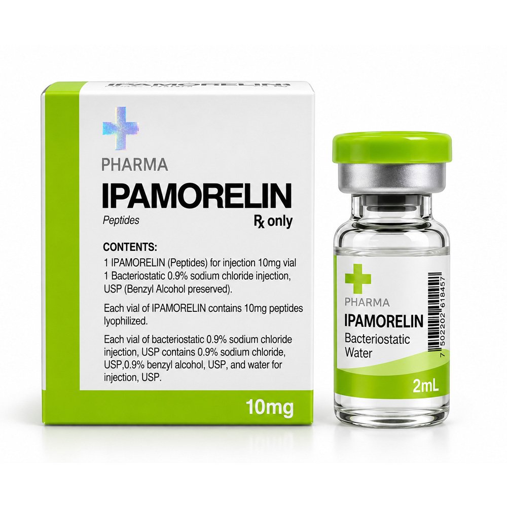 Ipamorelin 10mg +PHARMA (Kit con Agua Bacteriostática 2ml)